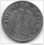 Third Reich 1 Pfennig 1944 A  Km 97  Unc !!!      Catalog Val 7,75$ - 1 Reichspfennig