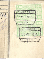 _7Fs-761: LA LOUVIERE // N° 5  / Fragment : 2 Zegels - Andere & Zonder Classificatie