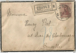 6Rm-332: R- Letter BUENOS AIRES > Bruxelles  24 C 1920 - Covers & Documents