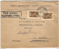 _6Rm-741: N° 780-780:bloemen : Par Avion > Gand >> Destelbergen - Lettres & Documents