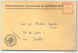 4Za980 : Roodstempel: GANSHOREN P.B.U. 142 > 1140 BRUXELLES ( Frans 1975) - 1960-1979