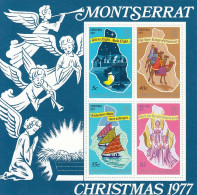 MONTSERRAT Block 14,unused (**) Christmas 1977 - Montserrat