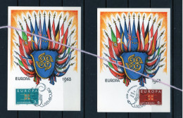 (alm) EUROPA CEPT 1963 CARTE MAXIMUM  LUXEMBOURG - Maximum Cards