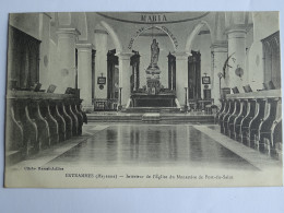 CPA 53 Mayenne - Entrammes - Intérieur De L'Eglise Du Monatère De Port Du Salut - Entrammes