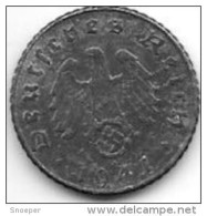 Third Reich 5 Pfennig 1941  A Km 100   Xf+ - 5 Reichspfennig