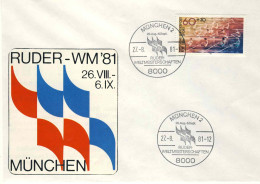 954  Championnats Du Monde D'aviron 1981 - World Rowing Championships At Oberschleissheim Regatta Course (Munich) - Rudersport