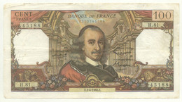 100 FRANCS CORNEILLE  1965   1/04/65 H81 - 100 F 1964-1979 ''Corneille''