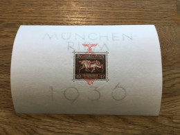 Deutsches Reich 1937 Block Geprüft Schlegel Postfrisch ** MNH** - Blocks & Kleinbögen