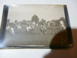 Carte Photo Années 20 Rencontre De Rugby à XV Sur Un Stade à Identifier Le Jeu - Rugby