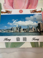 Hong Kong Postcard Landscape Dragon Exhibition Center Marine Pier - Cartas & Documentos