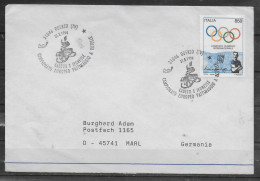 ITALIE  Lettre  1994 Oderzo Patinage - Patinage Artistique