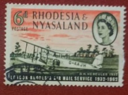 RHODESIA & NYASALAND  1962  LONDONRHODESIA AIR MAIL - Rhodesia & Nyasaland (1954-1963)