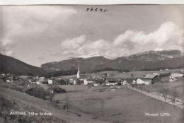 E940) ABTENAU 712m  - Salzburg - Kirche - Straße U. Wiese Gegen Häuser U. Kirche ALT ! - Abtenau