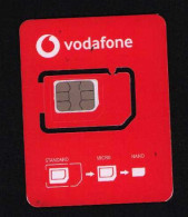 Vodafone Gsm Original Chip Sim Card Used - Collections