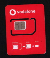 Vodafone Gsm Original Chip Sim Card Used - Lots - Collections