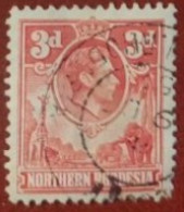 NORTHERN RHODESIA   1951 KING GEORGE  3 D - Noord-Rhodesië (...-1963)