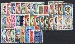 Europa CEPT 1964 Annata Completa + Foglietto / Complete Year Set + S/S **/MNH VF - Volledig Jaar