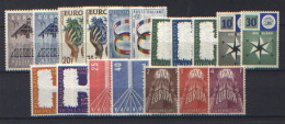 Europa CEPT 1957 Annata Completa / Complete Year Set **/MNH VF - Années Complètes