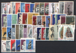 Europa CEPT 1974 Annata Completa + Foglietti / Complete Year Set + S/S **/MNH VF - Full Years