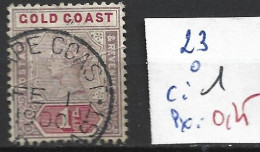 CÔTE DE L'OR 23 Oblitéré Côte 1 € - Gold Coast (...-1957)