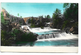 PUENTE Y CASCADA DEL COLLELL.-  OLOT - GIRONA.-  ( CATALUNYA ) - Gerona