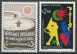 UNO WIEN 1989 Mi-Nr. 94/95 ** MNH - Unused Stamps