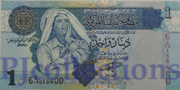 LIBYA 1 DINAR 2004 PICK 68a UNC - Libya