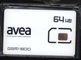 Avea Original Pochette Gsm   Chip Sim Card - Lots - Collections