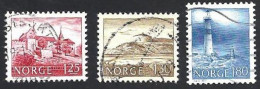 Norwegen, 1977, Mi.-Nr. 739-741, Gestempelt - Oblitérés