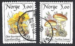 Norwegen, 1989, Mi.-Nr. 1012-1013, Gestempelt - Usados