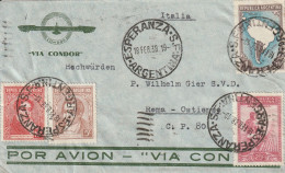 Argentine Lettre Pour L'Italie 1938 - Briefe U. Dokumente