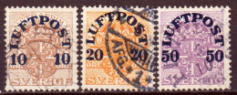 Svezia 1920 Unif.A1/3 O/Used VF/F - Gebraucht