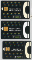 LOT 3 PHONE CARDS SPAGNA -DIFFERENT CHIP (ES135 - Autres & Non Classés