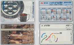 LOT 4 PHONE CARDS ISRAELE (ES118 - Israël