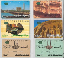 LOT 6 PHONE CARDS EGITTO (ES109 - Egipto