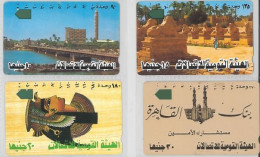 LOT 4 PHONE CARDS EGITTO (ES110 - Egypt