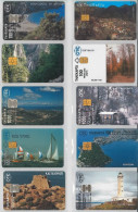 LOT 10 PHONE CARDS GRECIA (ES87 - Griechenland