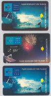 LOT 3 PHONE CARDS TURCHIA (ES33 - Turchia