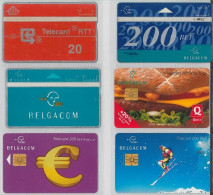 LOT 6 PHONE CARDS BELGIO (ES36 - Colecciones