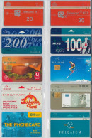 LOT 10 PHONE CARDS BELGIO (ES34 - Collections