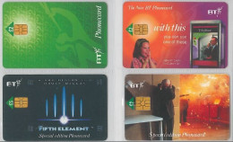 LOT 4 PHONE CARDS REGNO UNITO (ES25 - Otros & Sin Clasificación