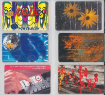 LOT 6 PHONE CARDS ROMANIA (ES11 - Rumänien