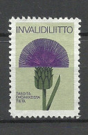 FINLAND Invalidenhilfe Help For Disabled Invalids Propaganda Charity Poster Stamp (*) - Erinnophilie