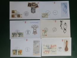 FDC GROENL./ 11 FDC GROENLAND ANNEE 2001 COTE YVERT TIMBRES 77.00 € NR. 340/354+BLOC 20/20A/21 - FDC