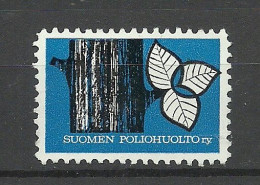 FINLAND Help For Disabled Vignette Charity Poster Stamp (*) - Erinnophilie