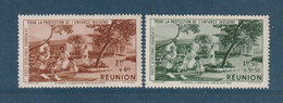 Réunion - Poste Aérienne - YT N° 7 Et 8 ** - Neuf Sans Charnière - 1942 - Airmail