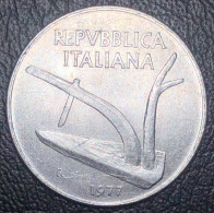 Italia 10 Lire, 1977 - 10 Liras