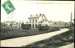 50 SAINT VAAST LA HOUGUE - LA GARE - Saint Vaast La Hougue