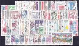 ** Tchécoslovaquie 1961 Mi 1241-1314 (Yv 1122-1193+PA 51-2), (MNH)** - Annate Complete