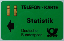 GERMANY - Service - First Print With 02 Control - Bundespost - Gold Chip - STATISTIK - 10ex - Used - RRR - T-Series : Test